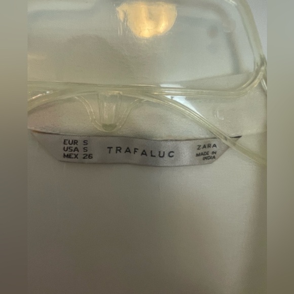 ZARA Rhinestone Blouse Size Small - Picture 3 of 5